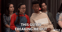 This Guy Is Freaking Me Out Coy Stewart GIF