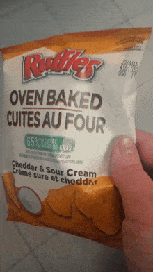Ruffles Cheddar And Sour Cream GIF - Ruffles Cheddar And Sour Cream Oven Baked Ruffles GIFs