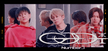 a group of young men standing next to each other with the word number 1 on the bottom right