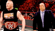 Brock Lesnar Paul Heyman GIF - Brock Lesnar Paul Heyman Wwe GIFs
