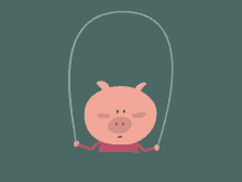 Pig Working GIF - Pig Working Out GIFs
