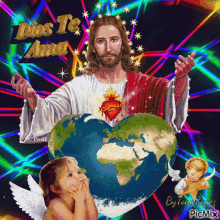 God Bless The World Dios Ama El Mundo GIF - God Bless The World Dios Ama El Mundo Jesus GIFs