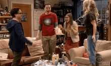 The Big Bang Theory Excited GIF - The Big Bang Theory Excited Group Hug GIFs