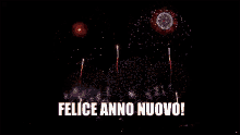 Felice Anno Nuovo Capodanno Fuochi D'Artificio Pirotecnici Buon Anno GIF - Happynew Year 2018 GIFs