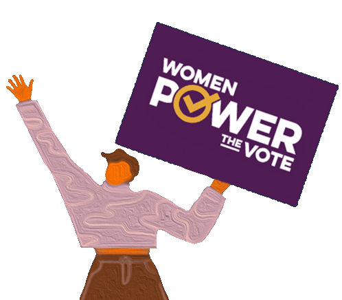 Lwv Women Power The Vote Sticker - Lwv Women Power The Vote Vote Stickers