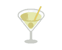 martini olive glass stirring cocktail