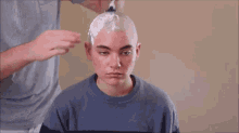 Shaving Head Brave GIF