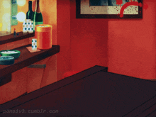 a cartoon of a man with a clown face is on a tumblr.com page