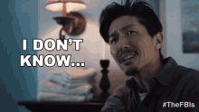 I Dont Know Frank Zhao GIF - I Dont Know Frank Zhao Fbi Most Wanted GIFs