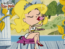 Sipping Tea Eris GIF - Sipping Tea Eris The Grim Adventures Of Billy And Mandy GIFs