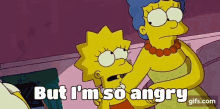 But Im So Angry The Simpson GIF - But Im So Angry The Simpson The Simpsons GIFs