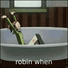Robin When Robin GIF - Robin When Robin Robin Is Hachi GIFs