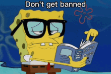 Spongebob Discord GIF - Spongebob Discord Dont Get Banned GIFs