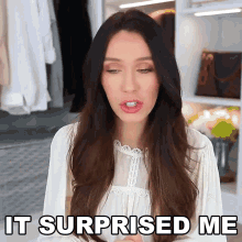 It Surprised Me Shea Whitney GIF - It Surprised Me Shea Whitney I Was Surprised By That GIFs