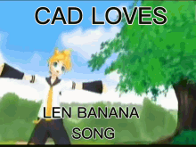 Len Vocaloid GIF - Len Vocaloid Banana GIFs
