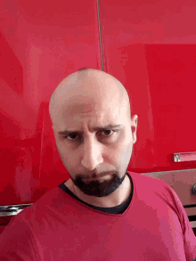 Bald Selfie GIF - Bald Selfie Pumped Up GIFs