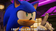 I Bet You Cant Do This Sonic The Hedgehog GIF - I Bet You Cant Do This Sonic The Hedgehog Sonic Prime GIFs