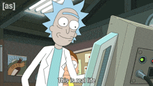 This Is Real Life Rick Sanchez GIF - This Is Real Life Rick Sanchez Morty Smith GIFs