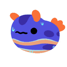 sweating nudibranch pikaole nervous anxious