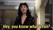 Hey You Know What'S Fun? Alcohol! - Krysten Ritter In Don'T Trust The B In Apt. 23 GIF - Krysten Ritter Dont Trust The B Alcohol GIFs