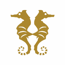 modern butler butler luxury seahorse logo