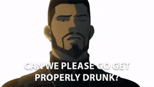 can we please go get properly drunk vesemir witcher the witcher nightmare of the wolf can we go drink please