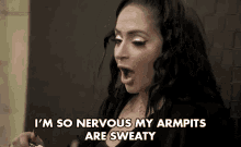 Im So Nervous My Armpits Are Sweaty Tensed GIF - Im So Nervous My Armpits Are Sweaty Nervous Sweaty GIFs