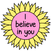 I Believe In You I Trust You Sticker