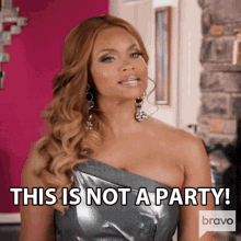 This Is Not A Party Gizelle Bryant GIF - This Is Not A Party Gizelle Bryant Real Housewives Of Potomac GIFs