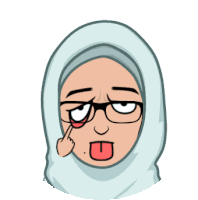 Lady Make Face Sticker - Lady Make Face Tongue Out Stickers