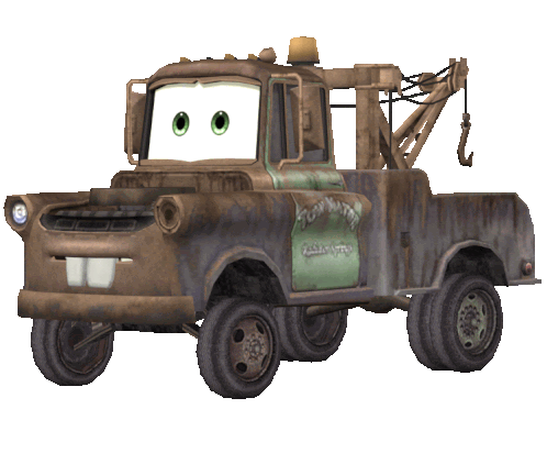 Mater Model Sticker - Mater Model Cars Movie Stickers