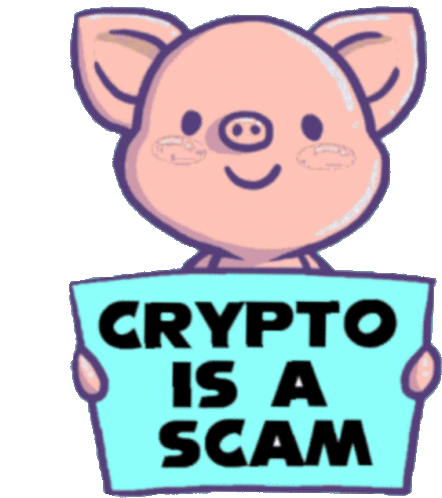 Cryptocurrency Scam Sticker - Cryptocurrency Scam Antidigibyte Stickers