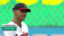 Andres Gimenez Cleveland Guardians GIF - Andres Gimenez Cleveland Guardians Smirk GIFs
