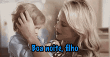 Boa Noite Filho / Mãe E Filho / Bebê / Família / GIF - Good Night Son Good Night Mom And Son GIFs