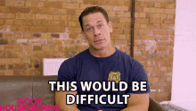 This Would Be Difficult John Cena GIF - This Would Be Difficult John Cena Difficult GIFs