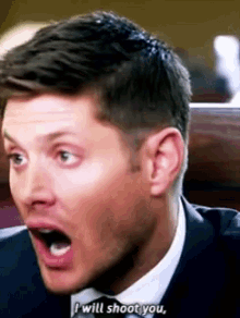 I Will Shoot You Jensen Ackles GIF - I Will Shoot You Jensen Ackles Supernatural GIFs