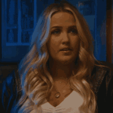Shaking Head Priscilla Block GIF - Shaking Head Priscilla Block Just About Over You Song GIFs