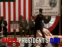 Presidents Day Dancing GIF - Presidents Day Dancing Lincoln GIFs