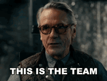 This Is The Team Jeremy Irons GIF - This Is The Team Jeremy Irons Alfred Pennyworth GIFs