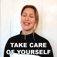 Take Care Of Yourself Tracy Kiss GIF - Take Care Of Yourself Tracy Kiss Self Care GIFs