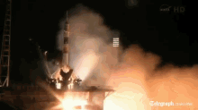 A Soyuz Spacecraft Launched From Kazakhstan To The International Space Station On Tuesday. GIF - GIFs