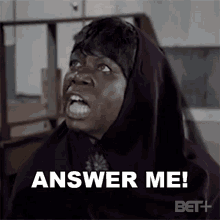Answer Me Marva GIF - Answer Me Marva Ruthless GIFs