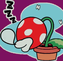 nap piranha plant nap time zzz sleeping