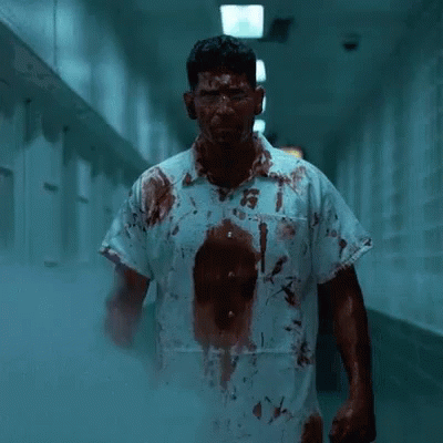 Grumpy And Bloody GIF - Jon Bernthal Bloodied Daredevil GIFs
