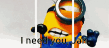 Minion I Need You Jan GIF - Minion I Need You Jan Dont Leave Me GIFs
