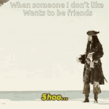 Shoo Jack Sparrow GIF - Shoo Jack Sparrow GIFs