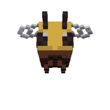 bee minecraft bees spin hop