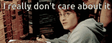 Really Dont Care GIF - Really Dont Care Harry Potter GIFs