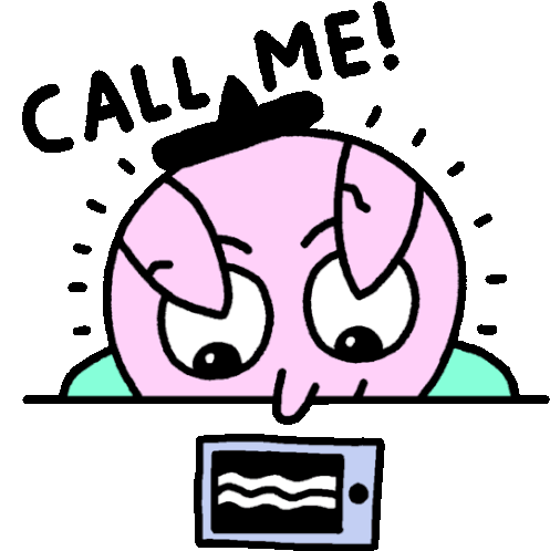 Cat Saying Call Me Sticker - Kindof Perfect Lovers Pig Bacon Stickers