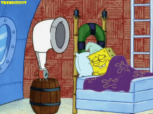 Tired Wake Up GIF – Tired Wake Up Spongebob – discover and share GIFs